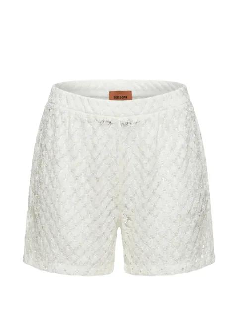 knitted mini shorts by MISSONI