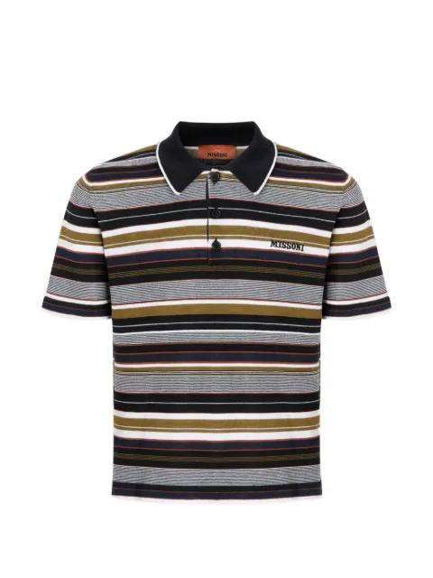 logo-embroidered polo shirt by MISSONI
