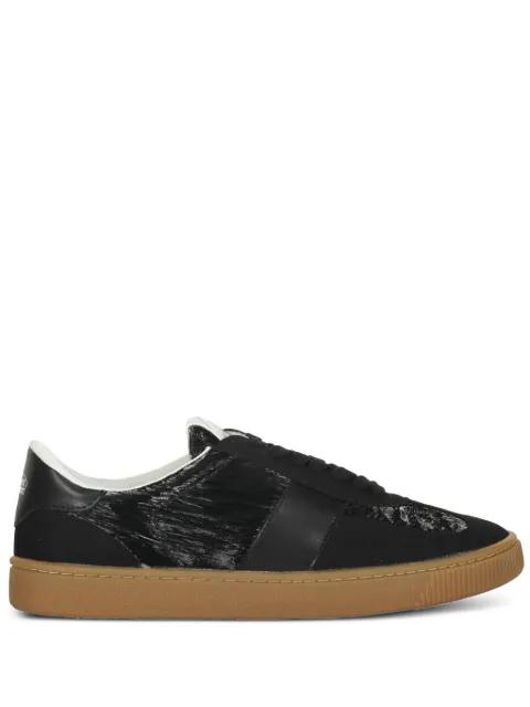 logo-print round-toe sneakers by MISSONI