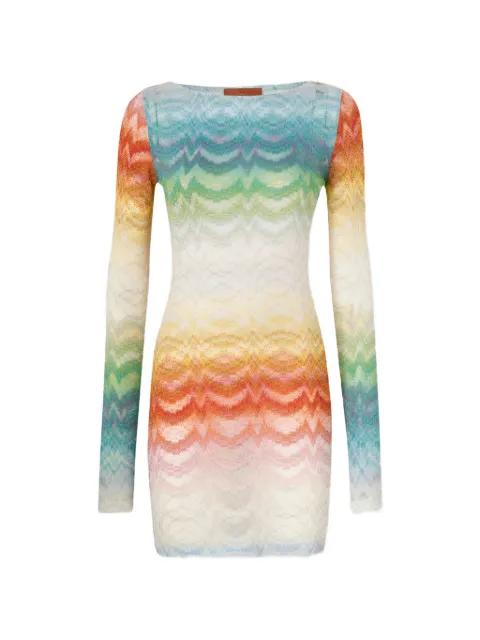 long-sleeve mini dress by MISSONI