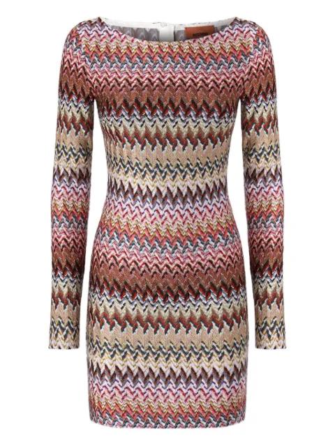 long-sleeve mini dress by MISSONI