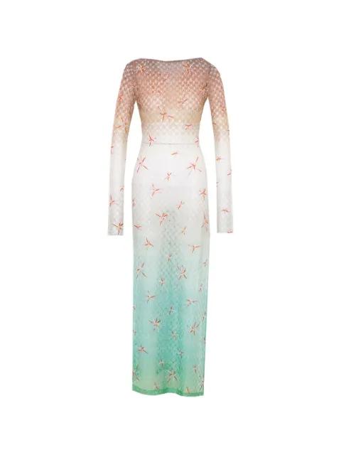 long-sleeved cover-up dress by MISSONI
