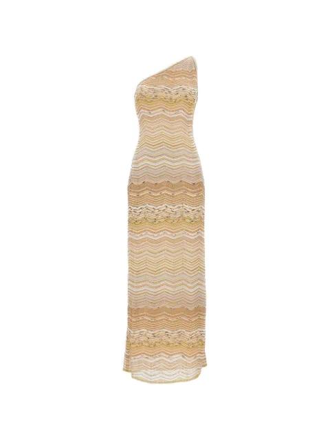 maxi one-shoulder dress by MISSONI