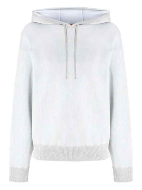 metallic-threading hoodie by MISSONI