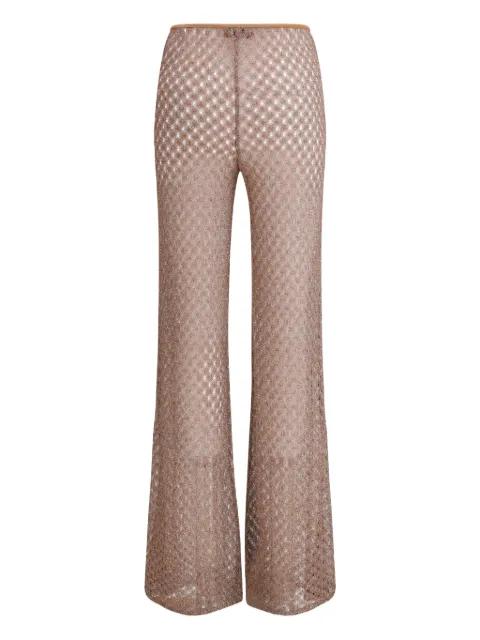 openwork flared trousers by MISSONI