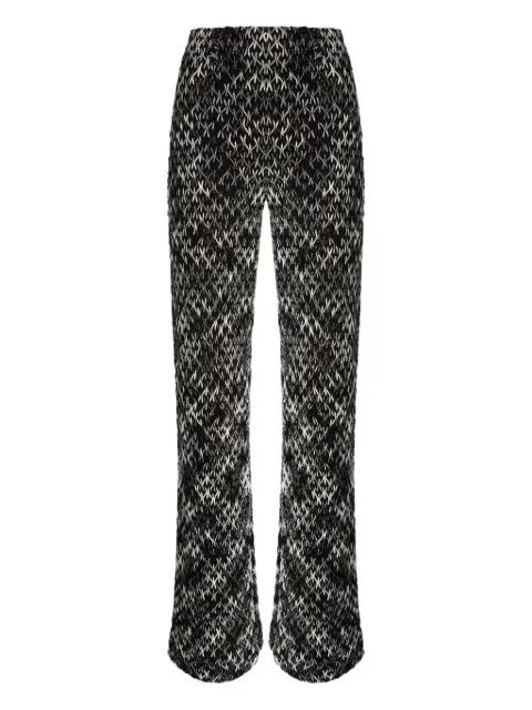 pattern flared trousers by MISSONI