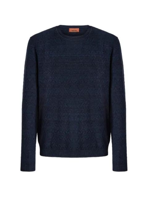 patterned crewneck jumper by MISSONI