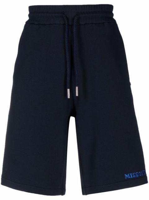 patterned jacquard cotton shorts by MISSONI