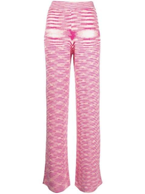 patterned knitted trousers by MISSONI