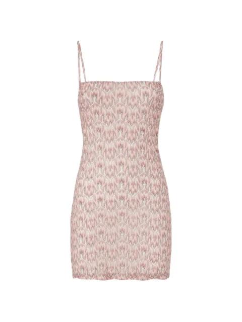 patterned mini dress by MISSONI