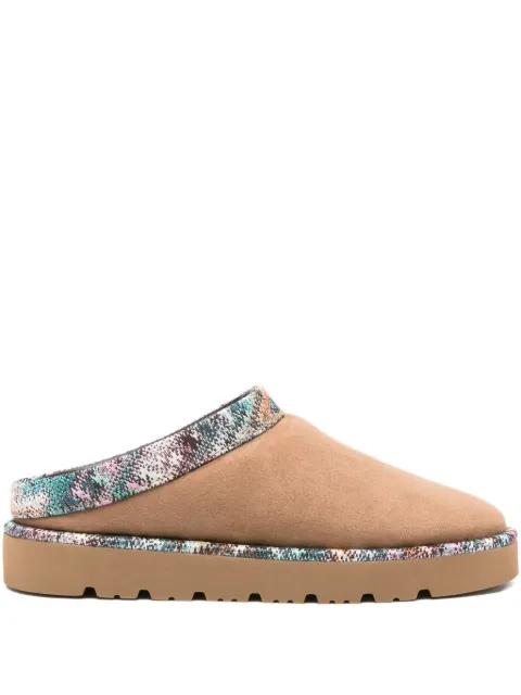 patterned-trim slippers by MISSONI