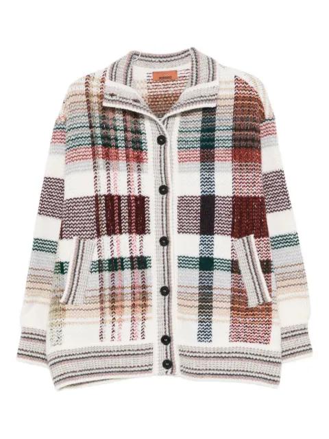 plaid-pattern cardigan by MISSONI