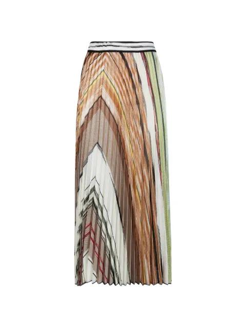 pleated midi skirt by MISSONI
