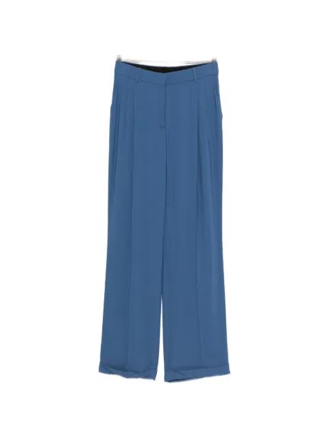 pleated turn-up palazzo pants by MISSONI