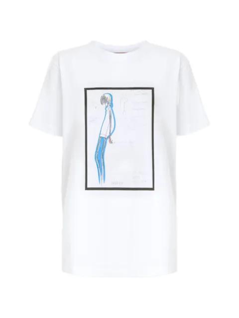 printed jersey T-shirt by MISSONI