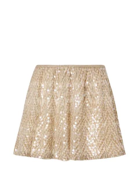 sequin-embellished mini skirt by MISSONI