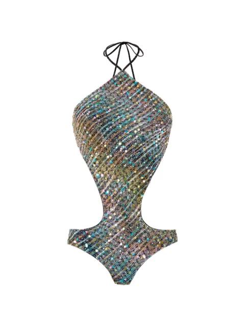 sequin-embellished swimsuit by MISSONI