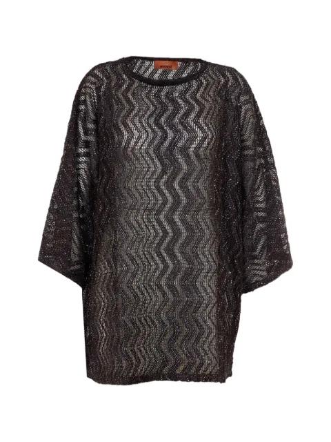 sequin knitted kaftan by MISSONI
