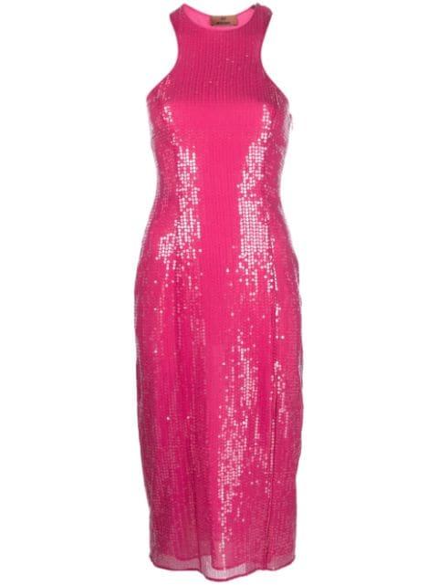 sequined racerback midi dress by MISSONI
