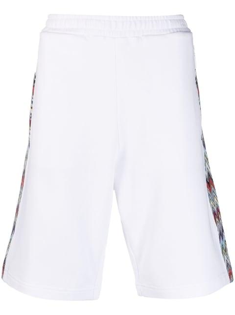 signature zigzag-detail shorts by MISSONI