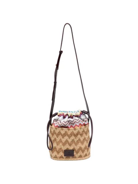 small zig-zag bucket bag by MISSONI