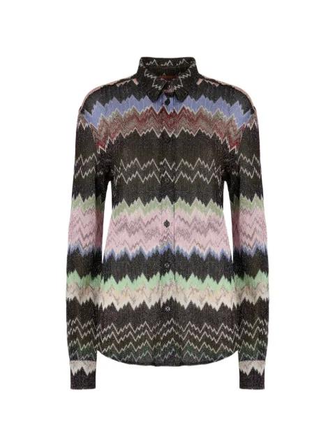 snake-pattern shirt by MISSONI