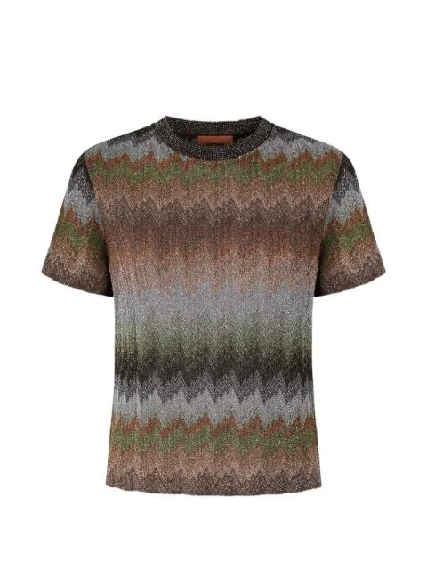 snake-pattern short-sleeve T-shirt by MISSONI