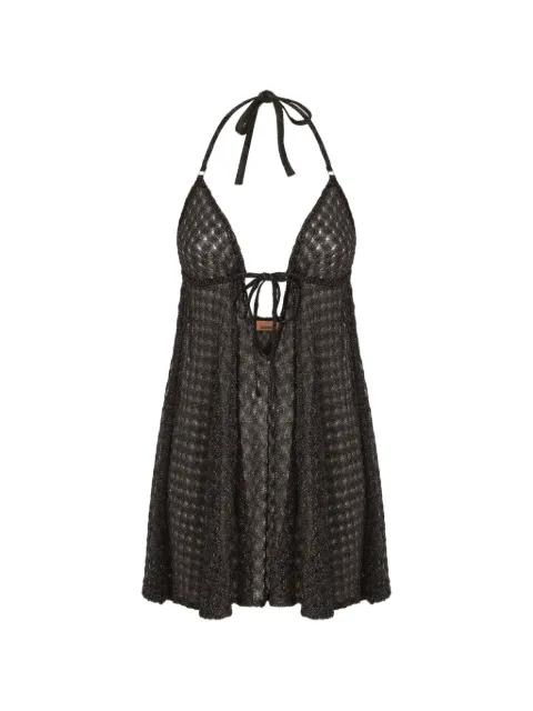 spiderwebmotif beach dress by MISSONI