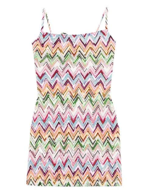 square-neck mini dress by MISSONI