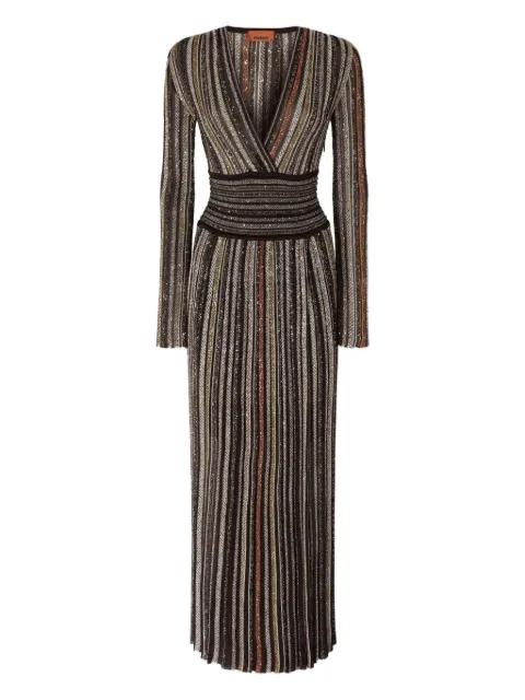 stripe embellished dress by MISSONI