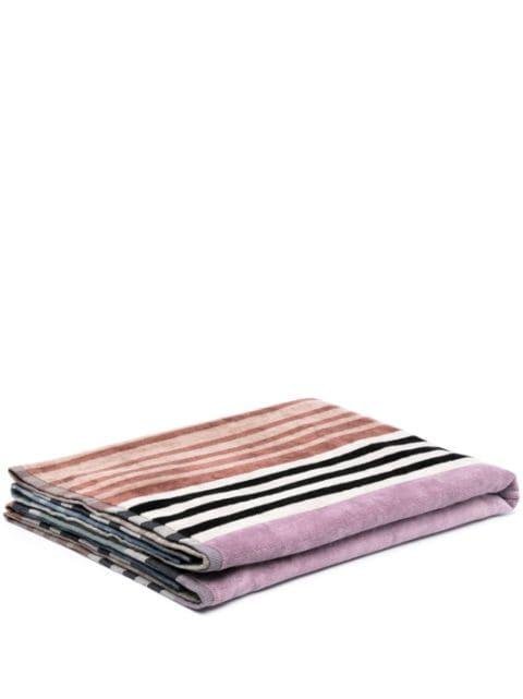 stripe-print blanket by MISSONI