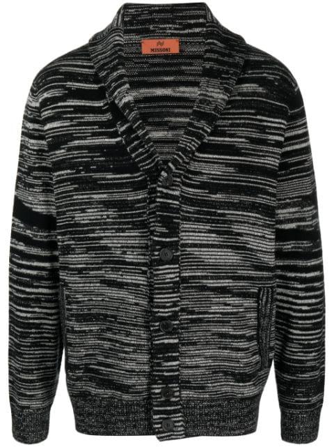 striped cashmere cardigan by MISSONI