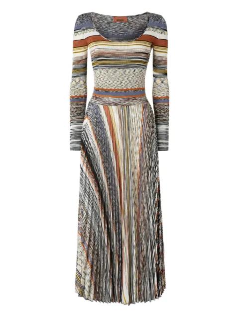 striped midi dress by MISSONI