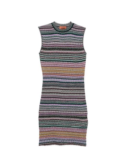 striped-pattern mini dress by MISSONI