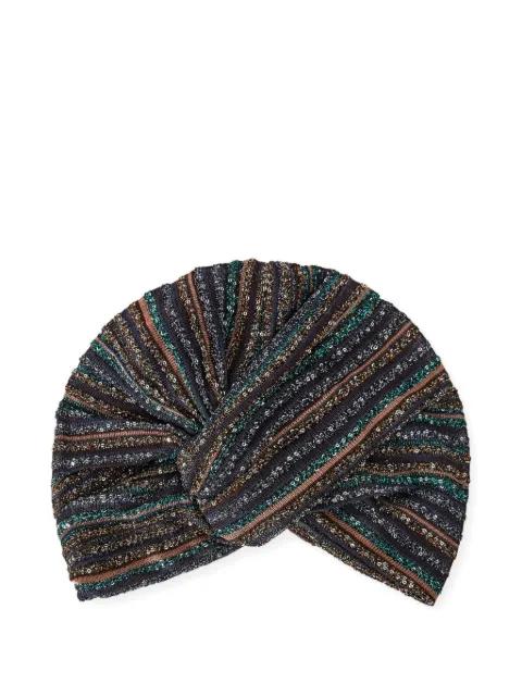 striped-pattern twisted hair accessory by MISSONI