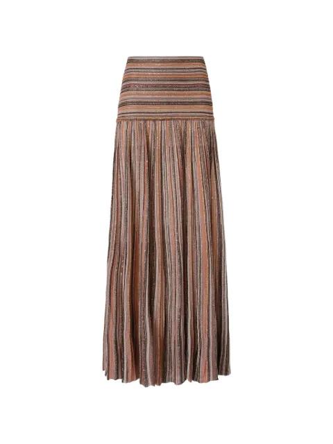 striped pleated skirt by MISSONI