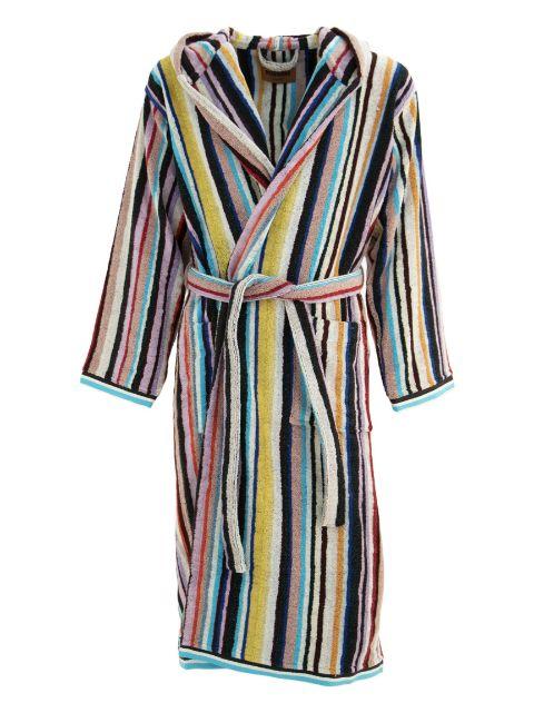 striped tie-waist robe by MISSONI