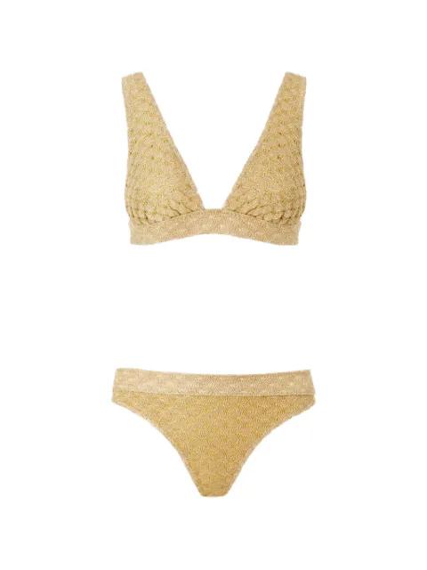textured bikini set by MISSONI