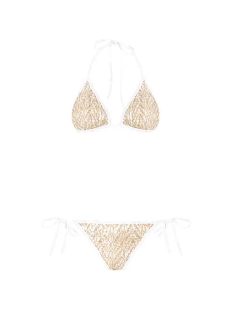 triangle-cup bikini set by MISSONI
