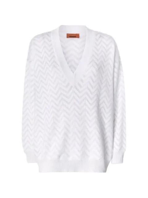 v-neck sweater by MISSONI