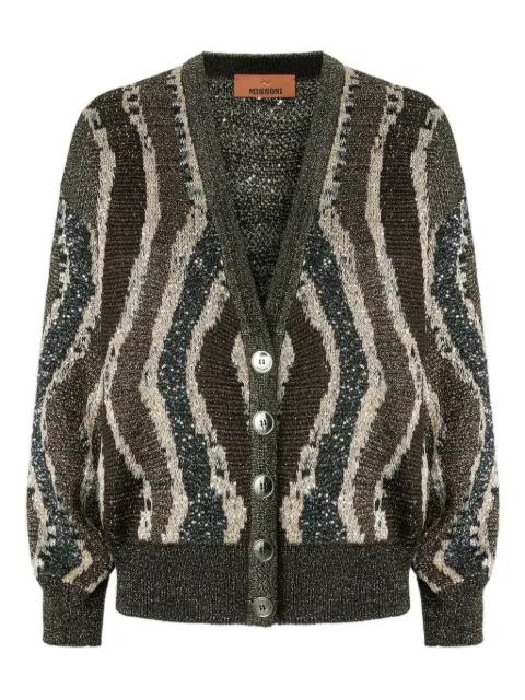 wave pattern knit cardigan by MISSONI