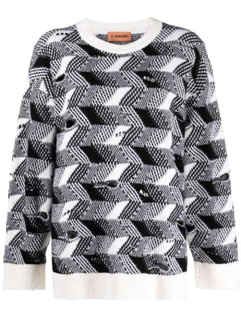woven-knit jumper by MISSONI
