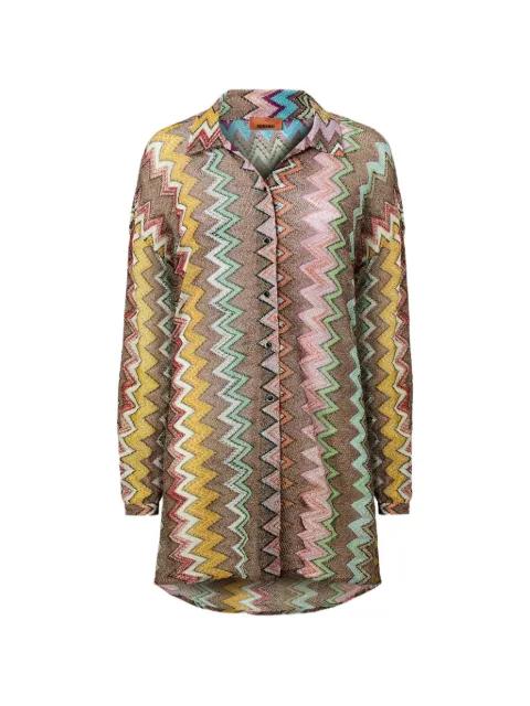zig-zag patterned blouse by MISSONI