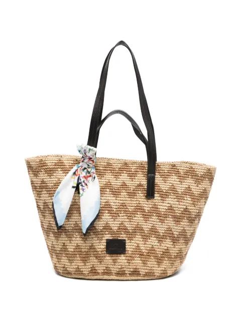 zig zag tote bag by MISSONI