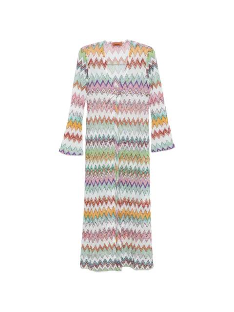 zigzag beach cover-up by MISSONI
