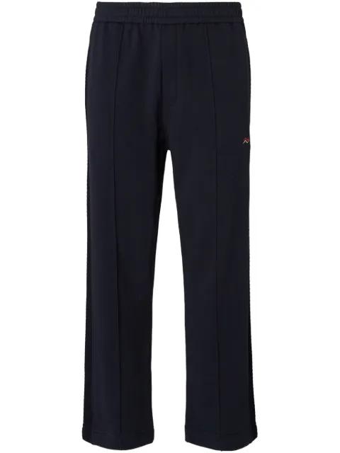 zigzag-embroidery cotton track pants by MISSONI