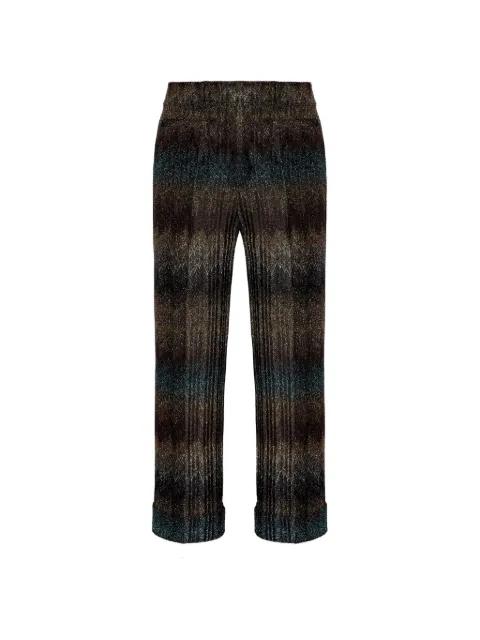 zigzag flared trousers by MISSONI