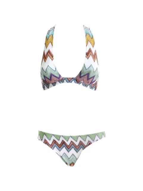 zigzag-knit bikini by MISSONI
