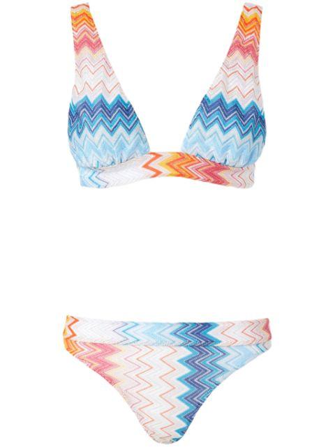 zigzag-knit bikini set by MISSONI