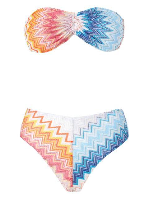 zigzag-knit bikini set by MISSONI